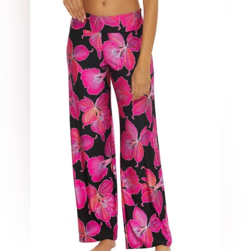 NWT Trina Turk Swim Fleury Beach Pants Cover Up